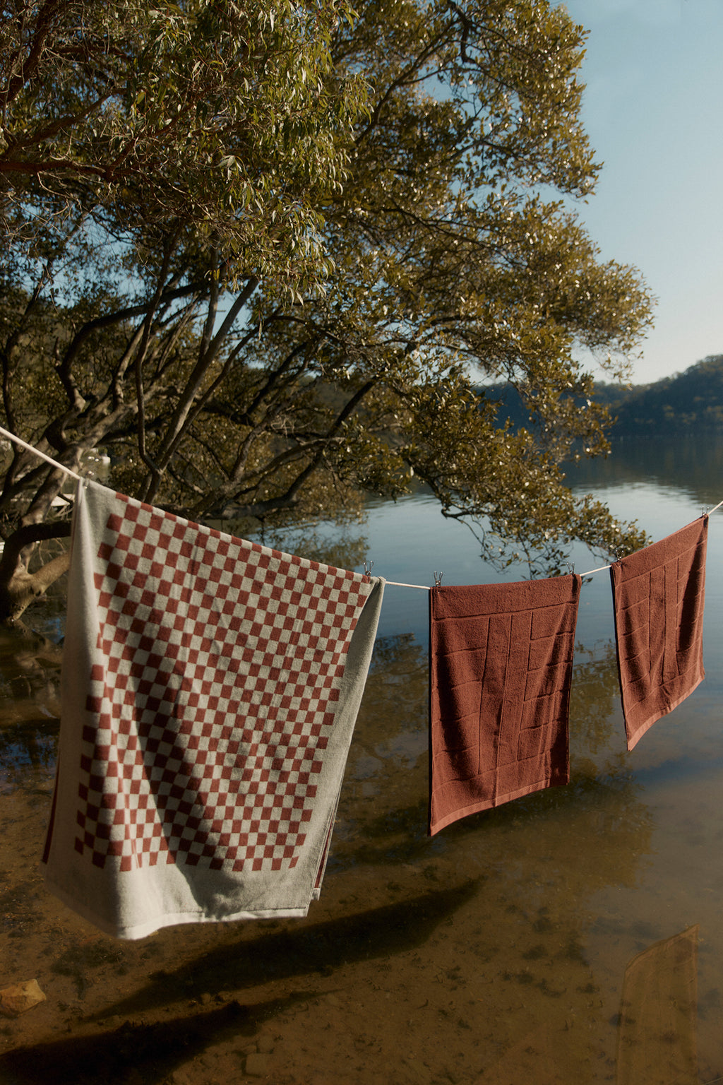 Organic Cotton Heritage Towels | Cement & Rhus