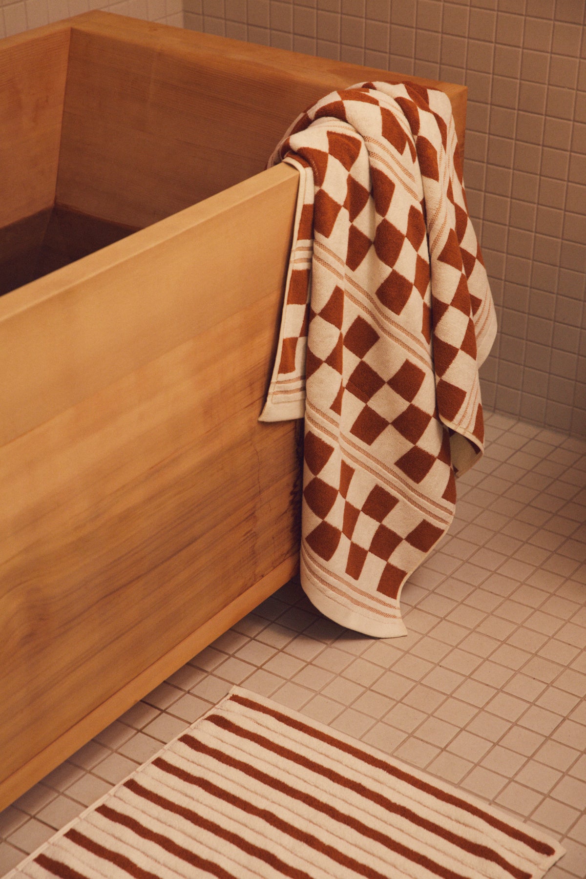 Organic Cotton Lake House Stripe Towels | Fuyu & Chalk