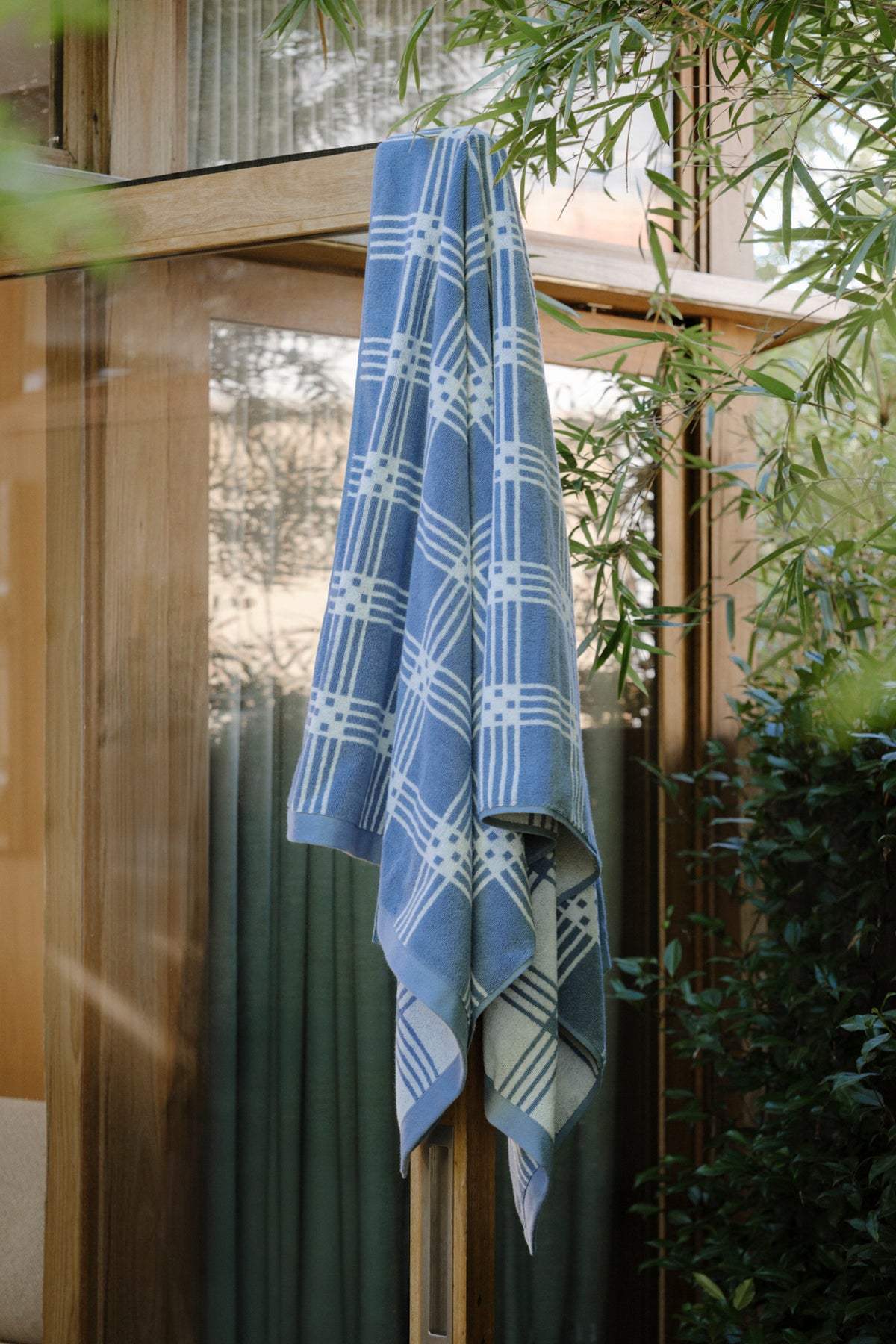 Organic Cotton Modern Tartan Towels | Celeste & Chalk