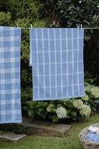 Organic Cotton Modern Tartan Towels | Celeste & Chalk
