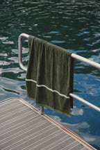 Organic Cotton Underwood Towels | Moss