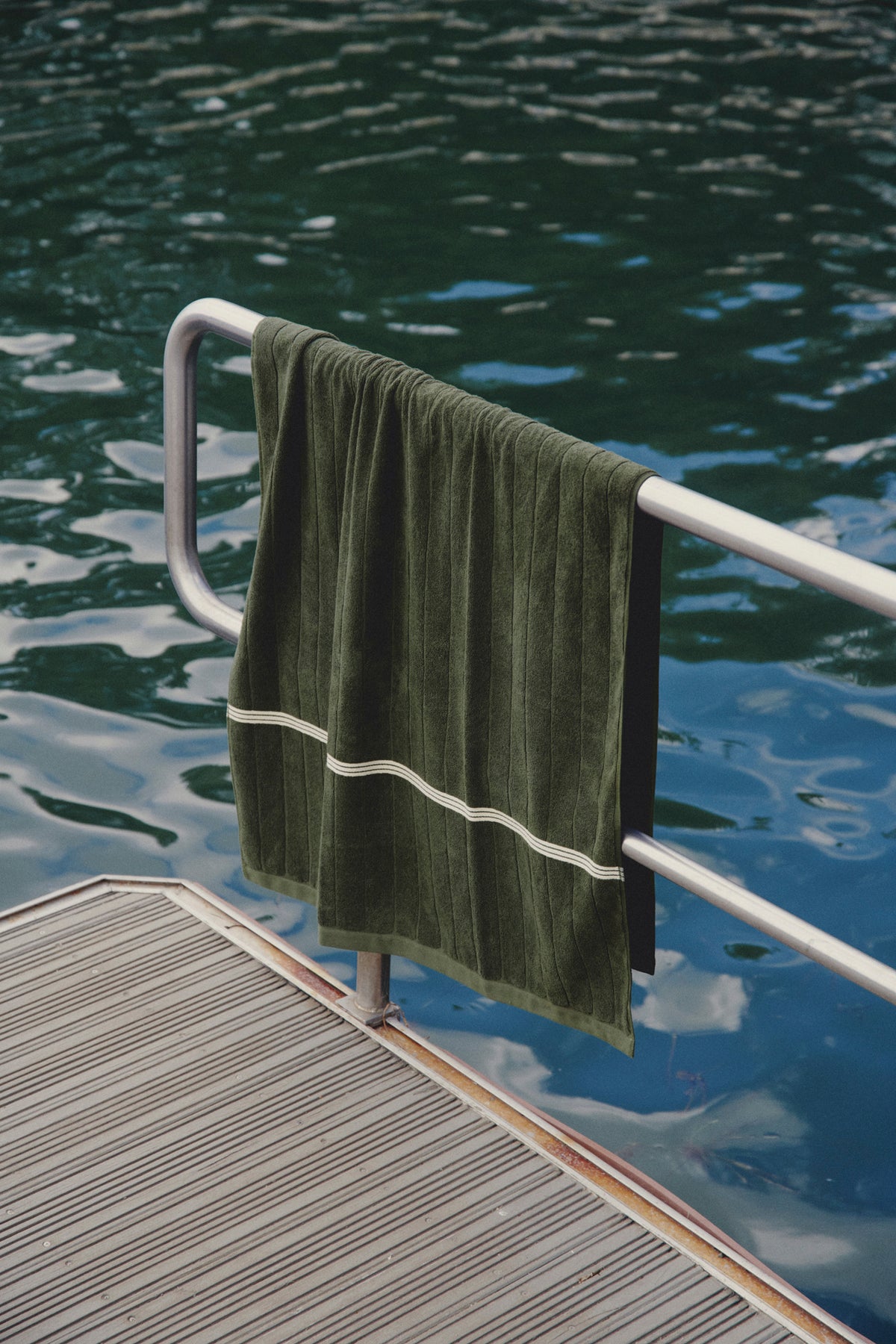 Organic Cotton Underwood Towels | Moss