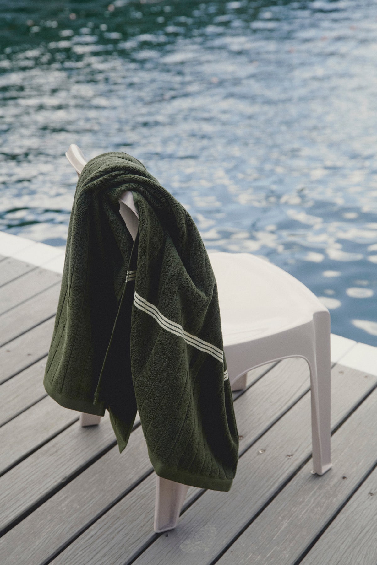 Organic Cotton Underwood Towels | Moss