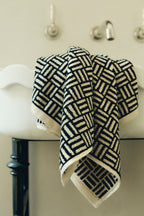 Organic Cotton Weave Towels | Sand & Noir