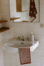 Organic Cotton Weave Towels | Mudbrick & Crème