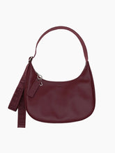 Load image into Gallery viewer, Medium Recycled Leather Crescent Bag | 2 Colors
