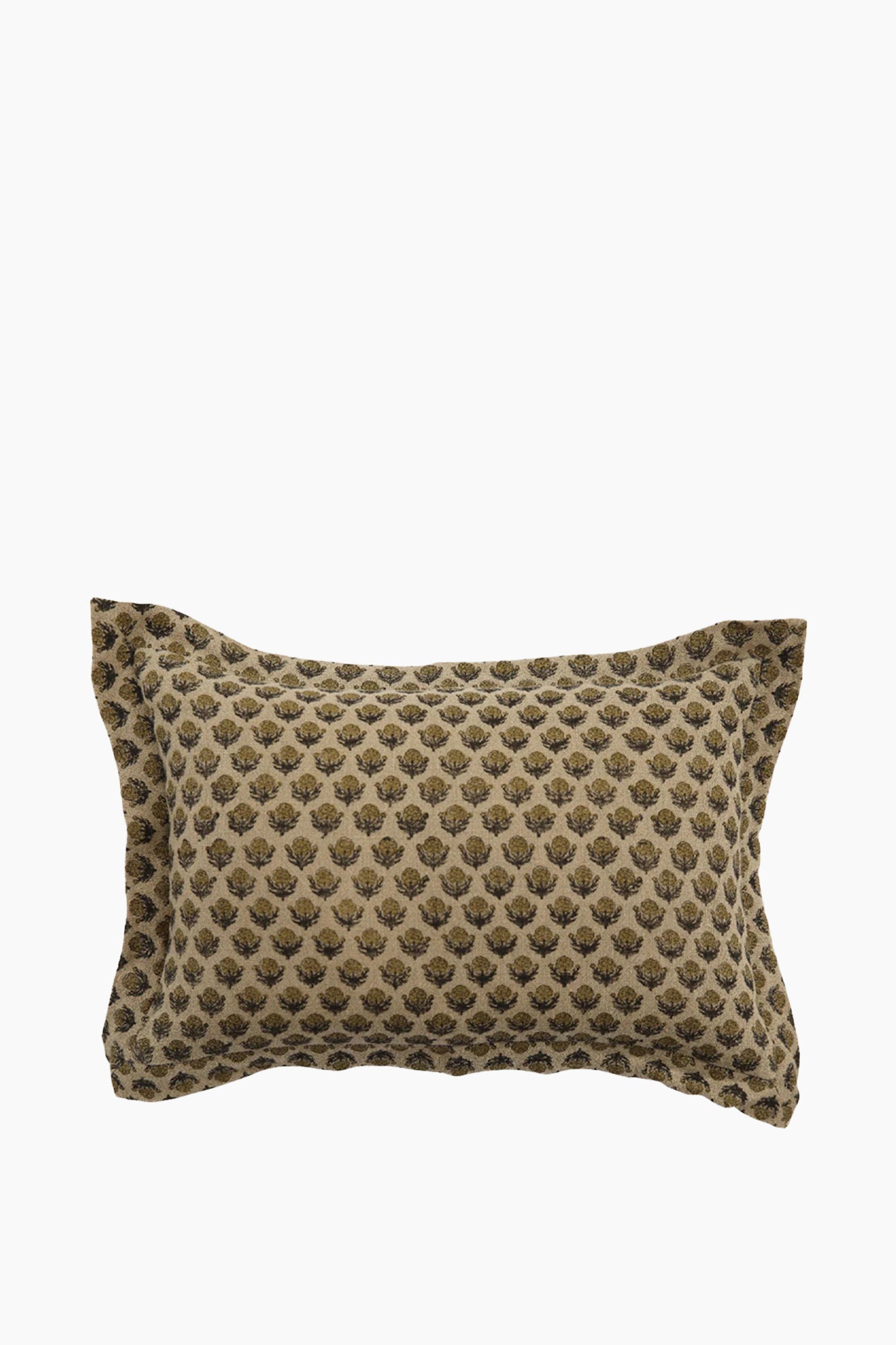 Bailey Hand Block Printed Linen Pillow | Coco