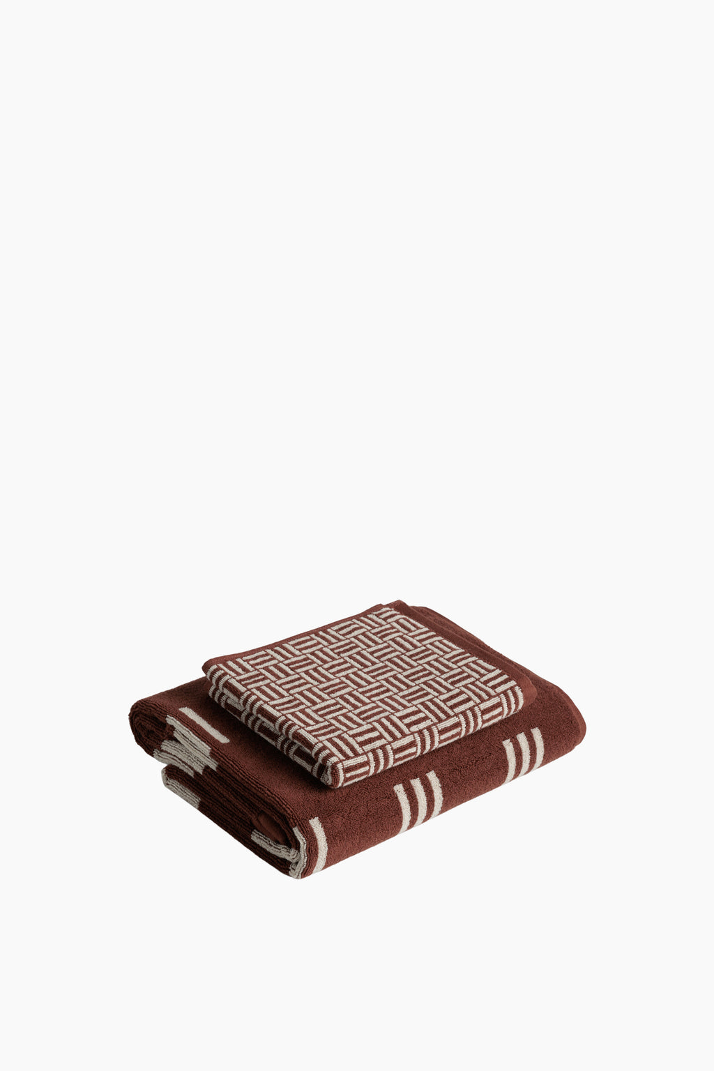 Organic Cotton Weave Towels | Mudbrick & Crème