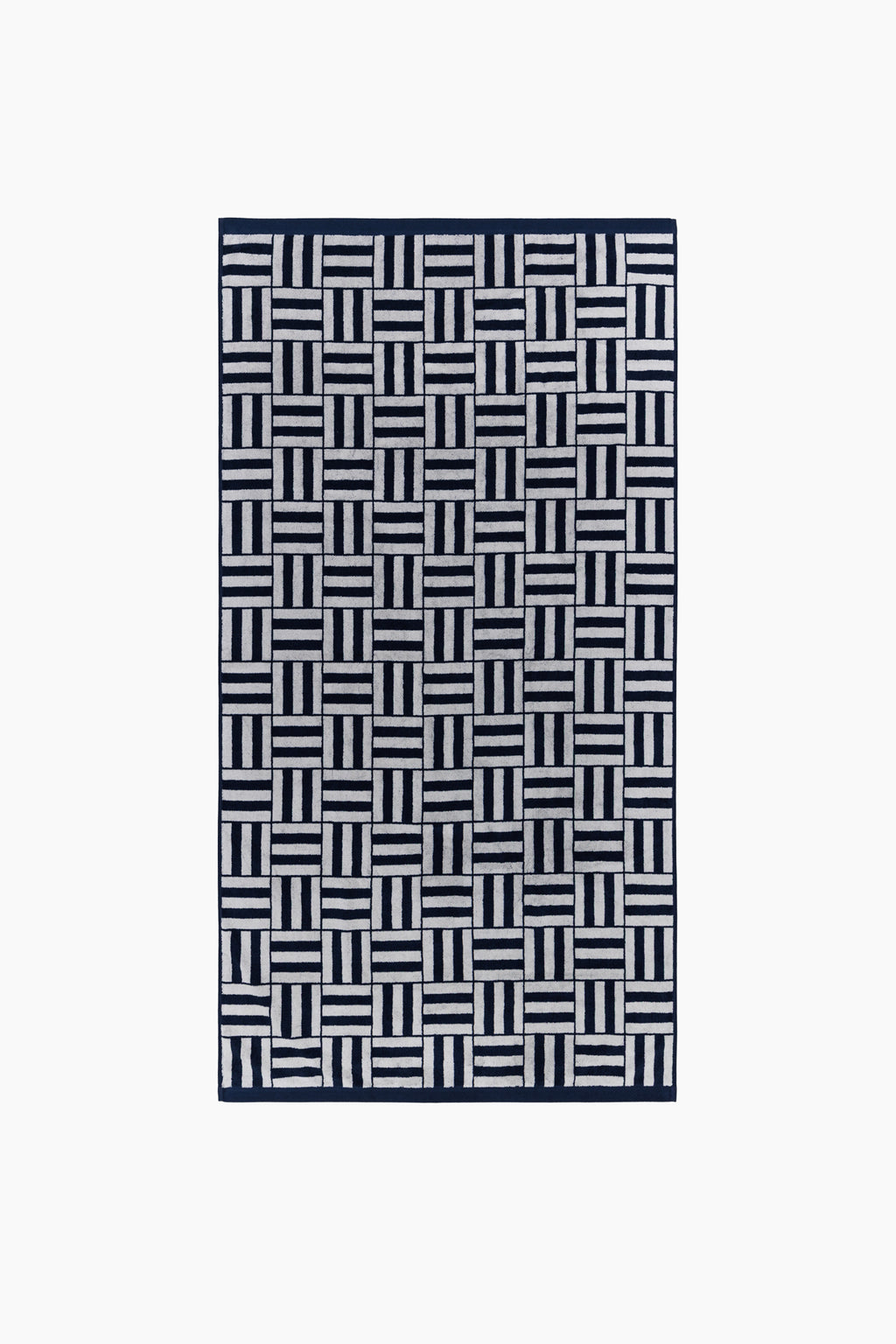 Organic Cotton Weave Towel | Obsidian & Stone