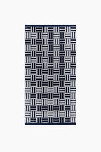 Organic Cotton Weave Towel | Obsidian & Stone