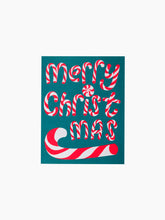 Load image into Gallery viewer, Merry Christmas Candy Cane Card
