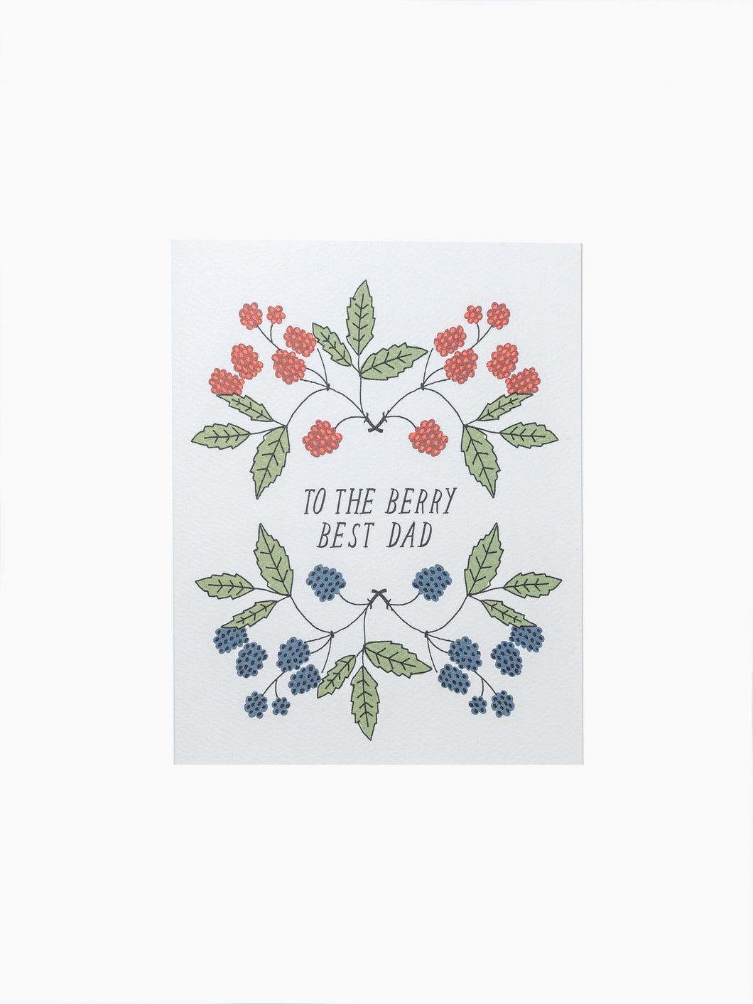 Berry Best Dad Card