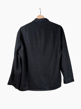 Load image into Gallery viewer, Vintage Black Long Sleeve Loop Collar Shirt
