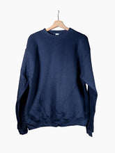 Load image into Gallery viewer, Vintage Navy Blue Crew Sweatshirt
