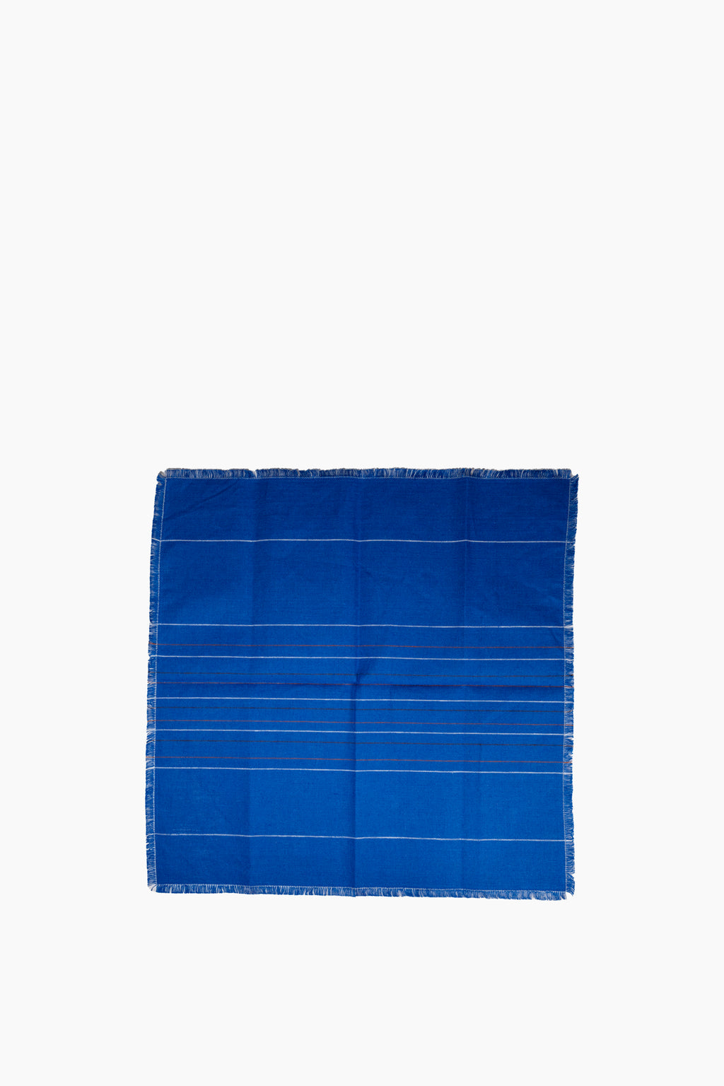 Chroma Fringed Napkin | Cobalt Blue