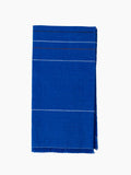 Chroma Fringed Napkin | Cobalt Blue