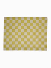 Load image into Gallery viewer, Checkerboard Placemat in Chartreuse

