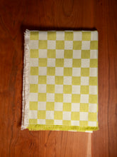 Load image into Gallery viewer, Checkerboard Runner in Chartreuse
