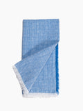 Galia Fringed Napkin - Zaffiro Blue