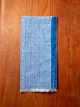 Load image into Gallery viewer, Galia Fringed Napkin - Zaffiro Blue
