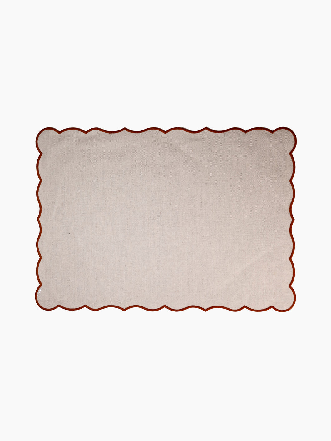 Lido Coated Placemat in Salt Pepper/Pain Brûle
