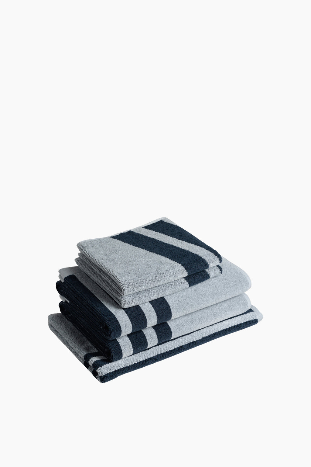 Organic Cotton Linear Towels | Ink & Sky