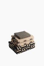 Organic Cotton Weave Towels | Sand & Noir