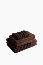 Organic Cotton Heritage Towels | Tabac & Noir