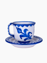Load image into Gallery viewer, The Café con Leche Mug &amp; Saucer | Blue
