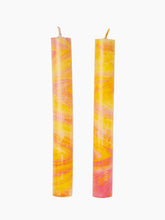 Load image into Gallery viewer, The Marbled Soy Candle Set | Coral &amp; Tangerine
