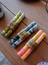 Load image into Gallery viewer, The Marbled Soy Candle Set | Yellow &amp; Lilac
