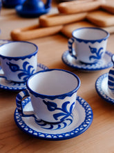 Load image into Gallery viewer, The Café con Leche Mug &amp; Saucer | Blue

