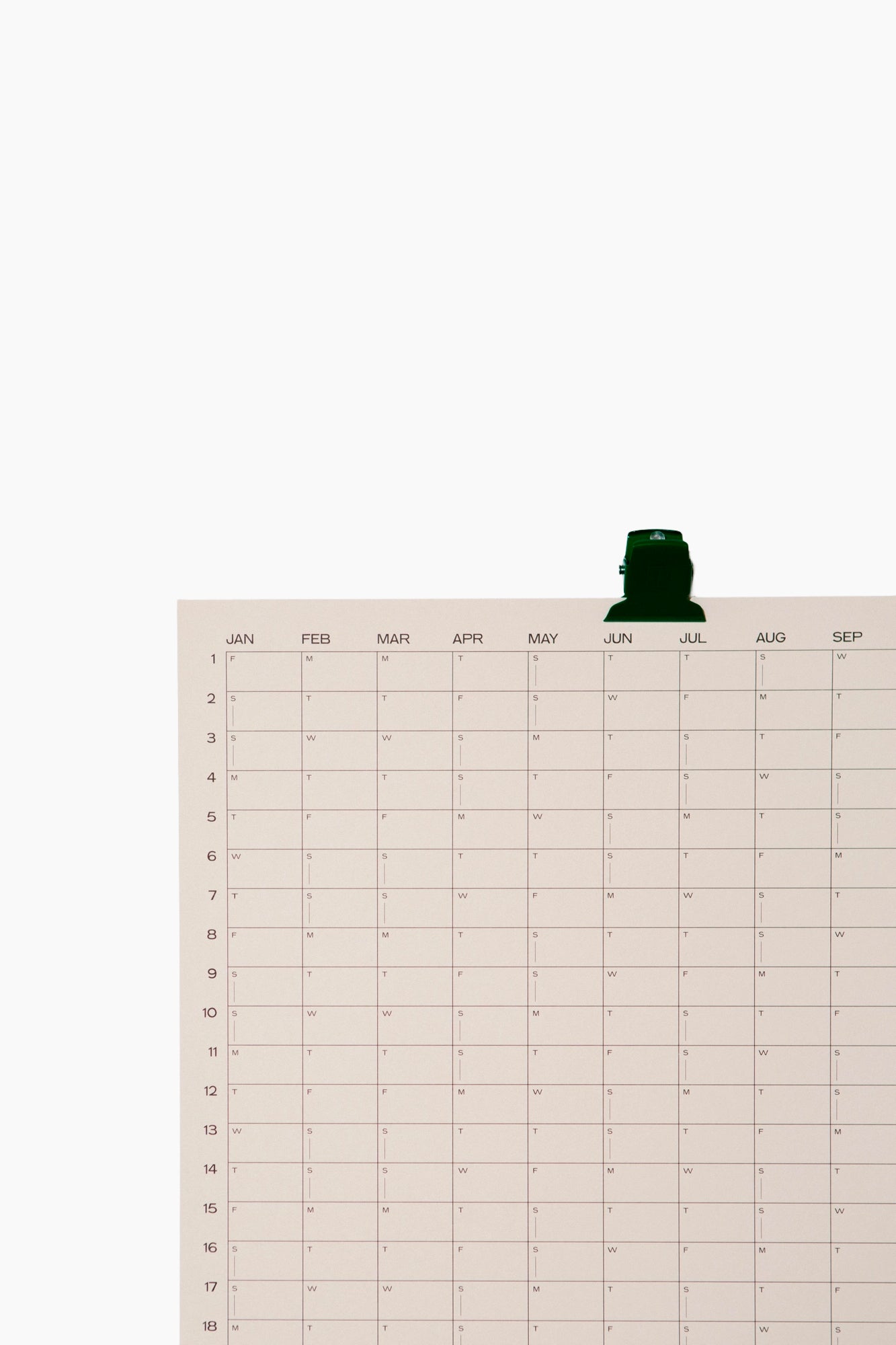 2027 Year Wall Calendar
