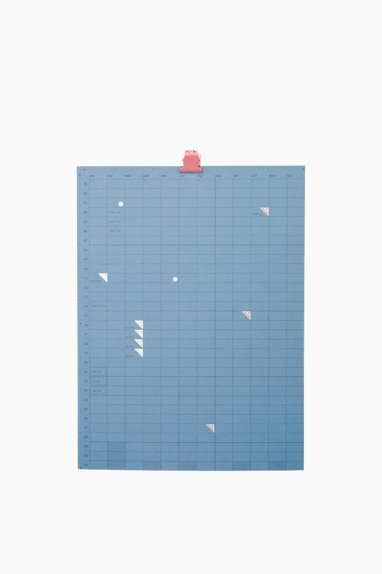 Open Dated 365 Day Wall Calendar