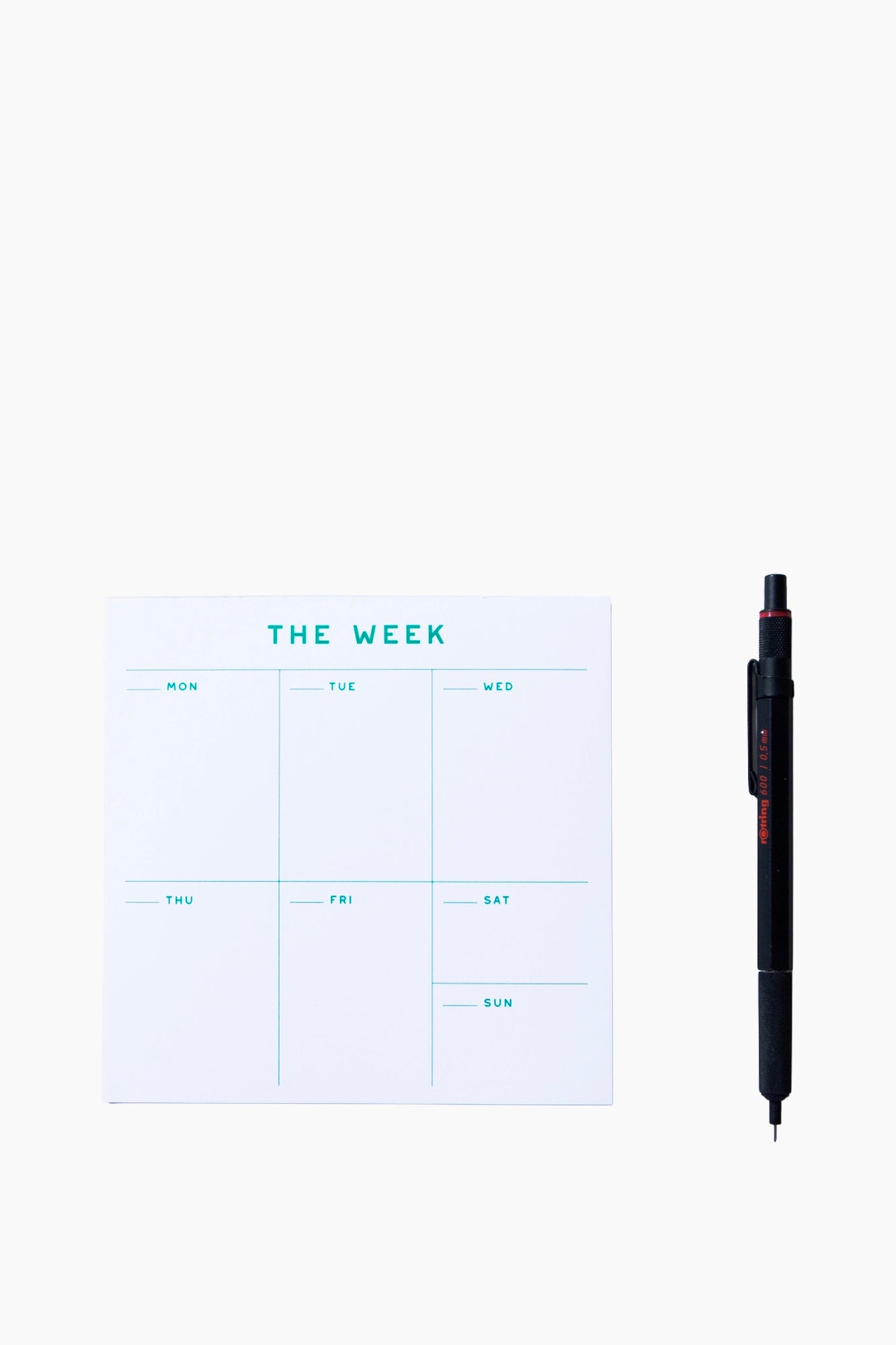 Weekly Desk Planner