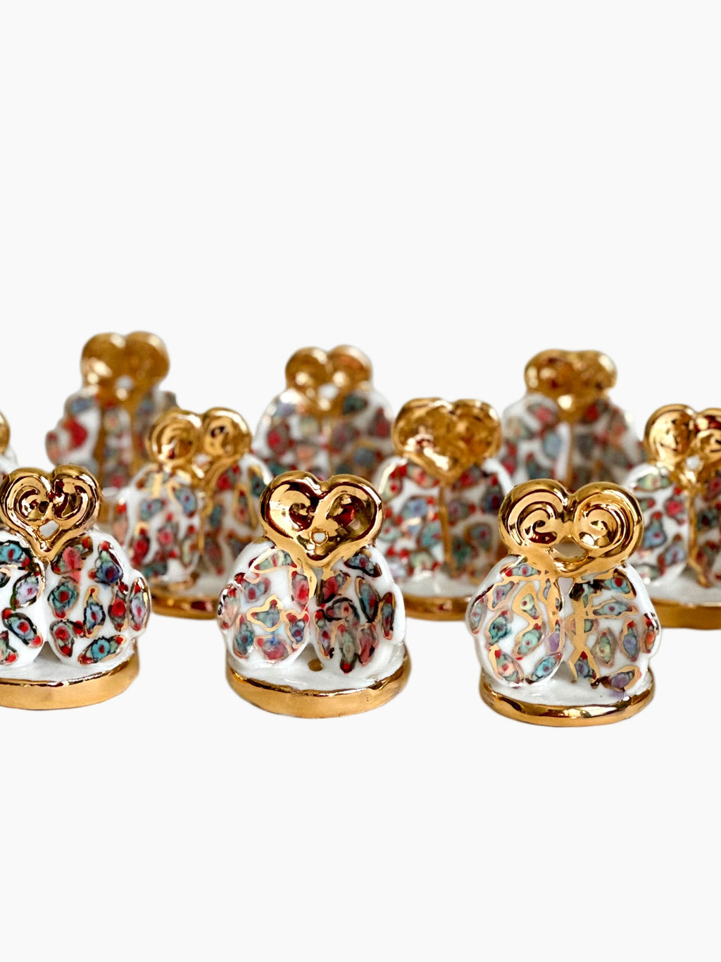 Dominique Ostuni Hand Built Candle Holders