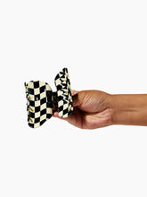 Load image into Gallery viewer, Checker Claw |  Black &amp; Cream
