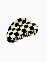 Load image into Gallery viewer, Checker Claw |  Black &amp; Cream
