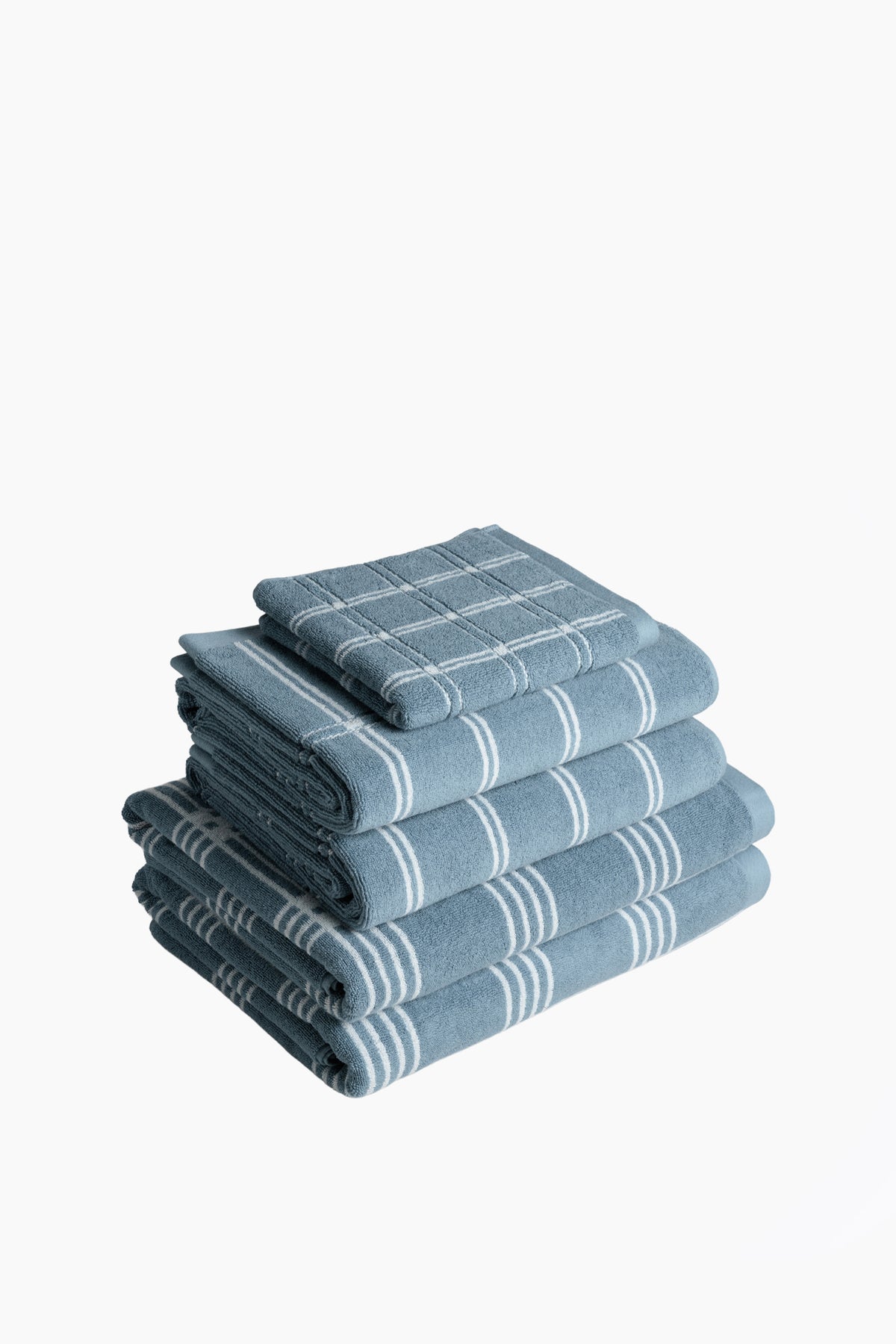 Organic Cotton Modern Tartan Towels | Celeste & Chalk