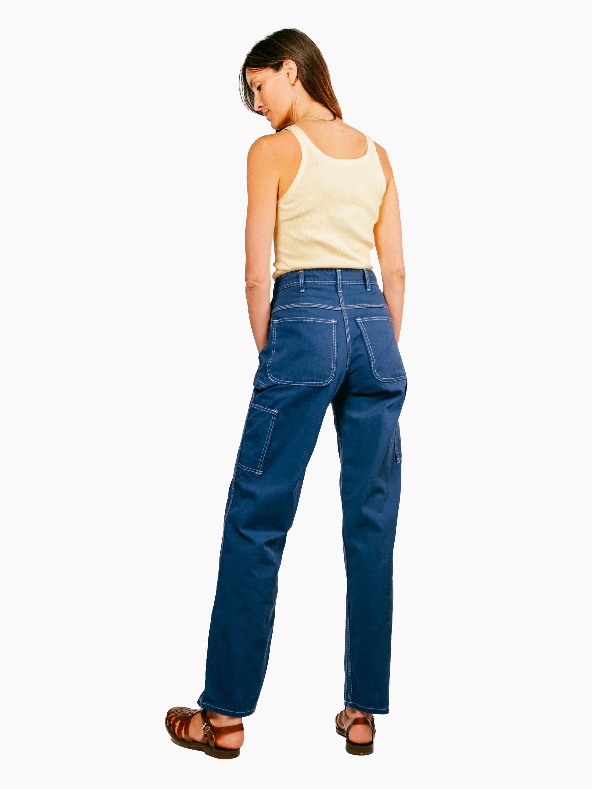 Vintage Carpenter Pants | Workwear Blue
