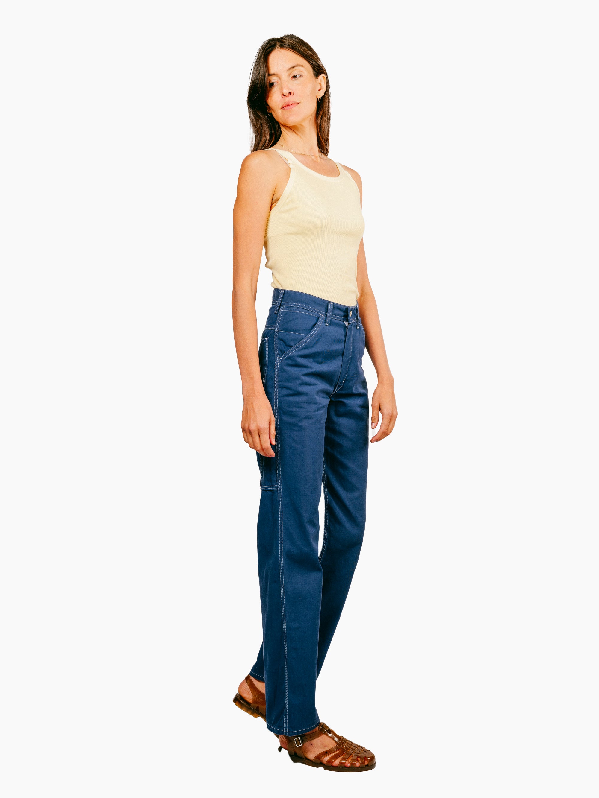Vintage Carpenter Pants | Workwear Blue