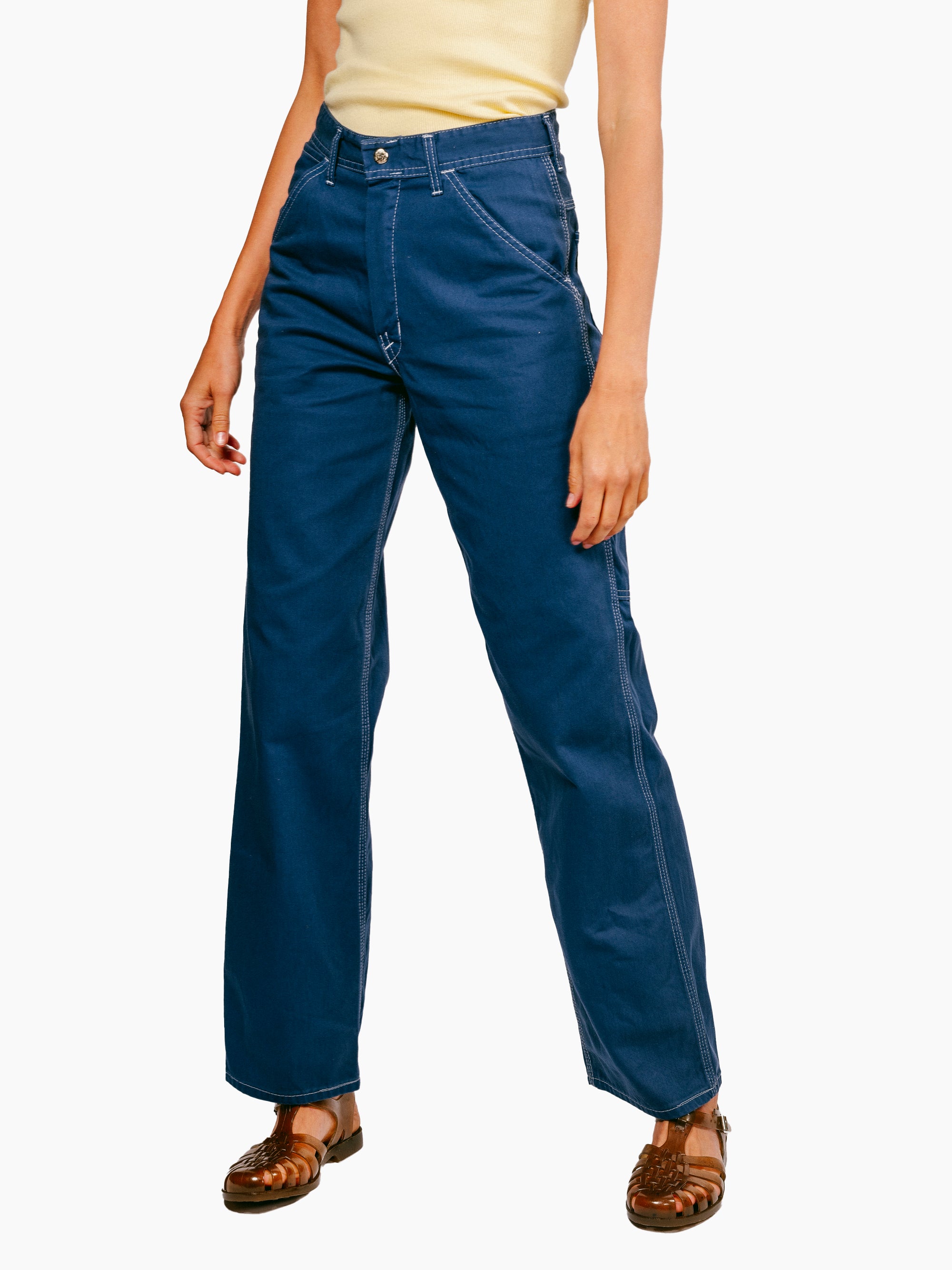 Vintage Carpenter Pants | Workwear Blue
