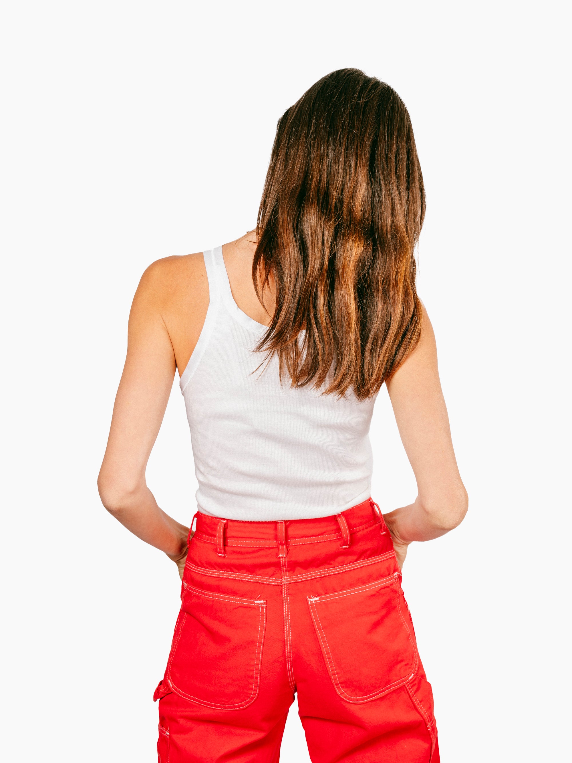 Vintage Siena Tank | White