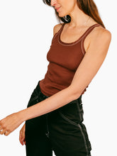 Load image into Gallery viewer, Vintage Siena Tank | Eggplant
