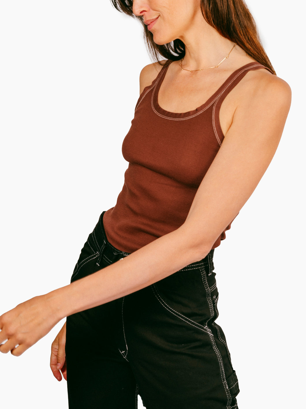 Vintage Siena Tank | Eggplant