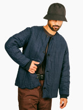 Load image into Gallery viewer, Vintage Quilt Jacket | Ocean Blue
