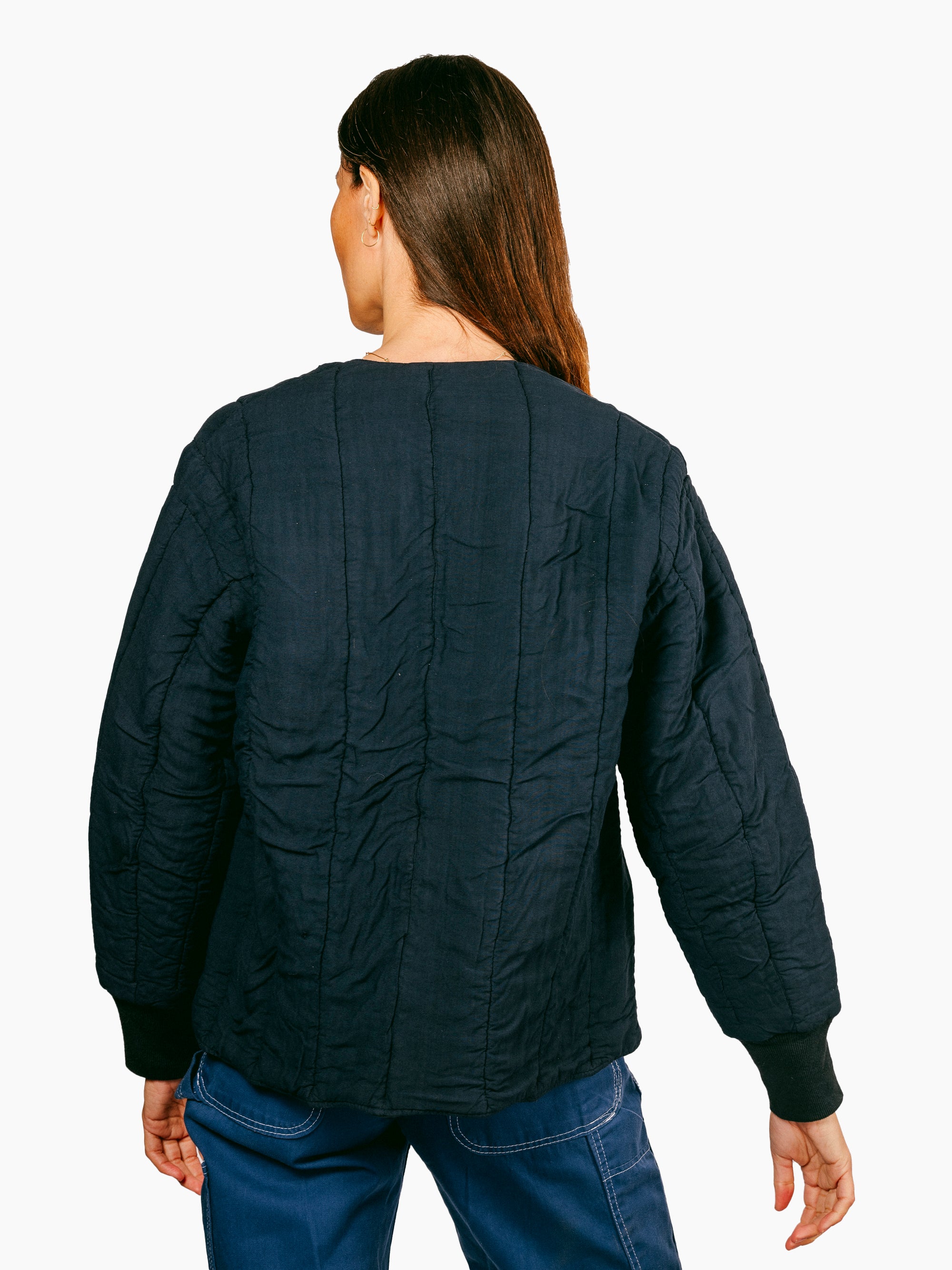 Vintage Quilt Jacket | Black