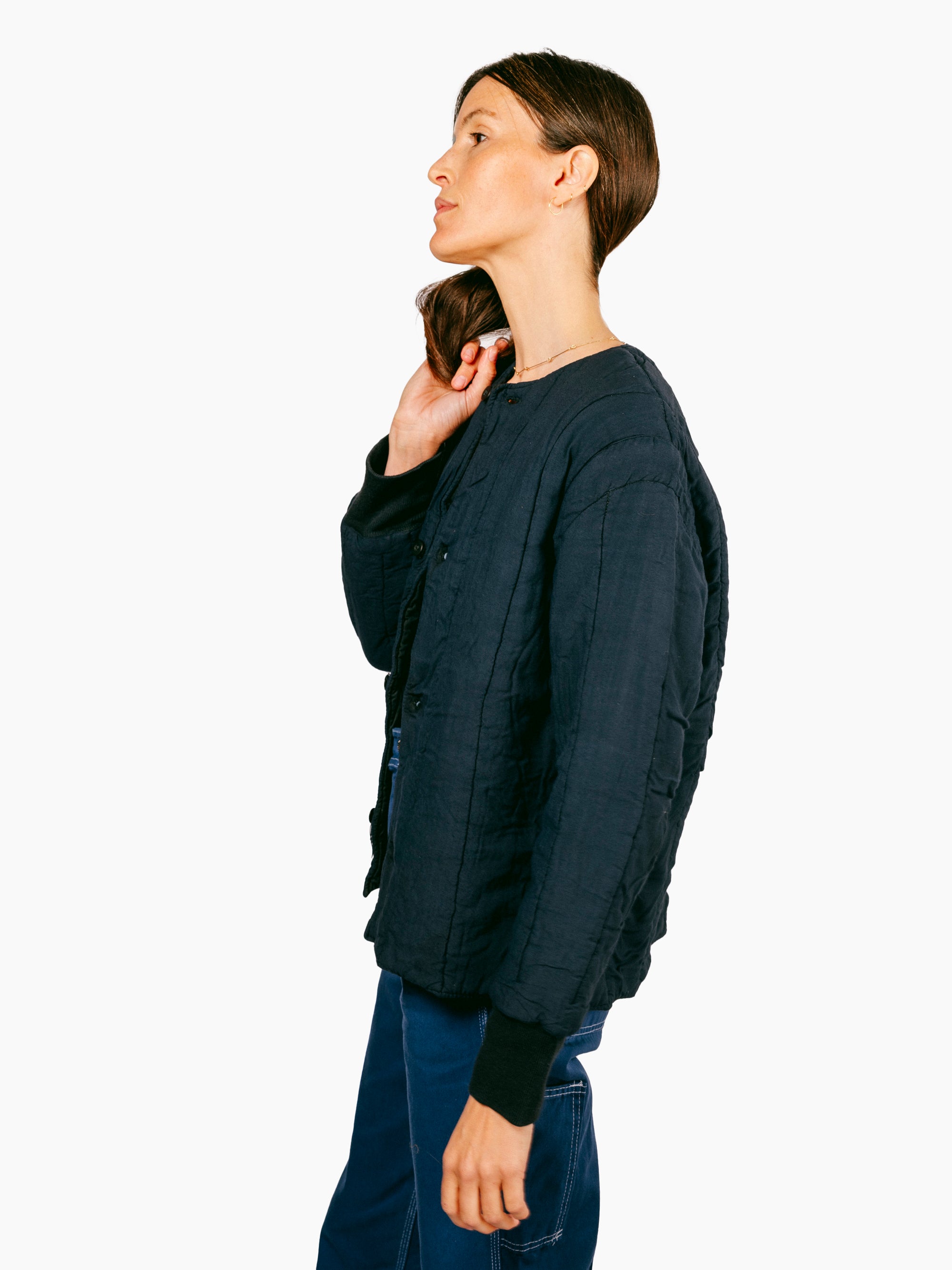 Vintage Quilt Jacket | Black