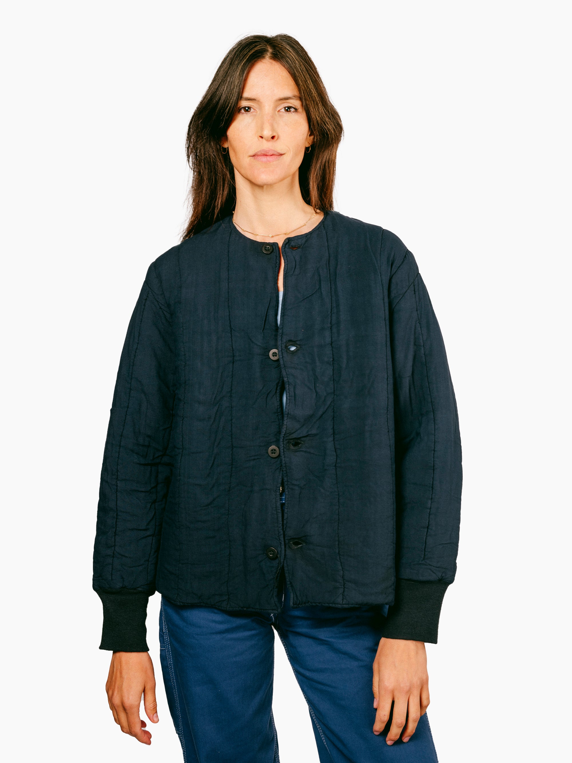 Vintage Quilt Jacket | Black