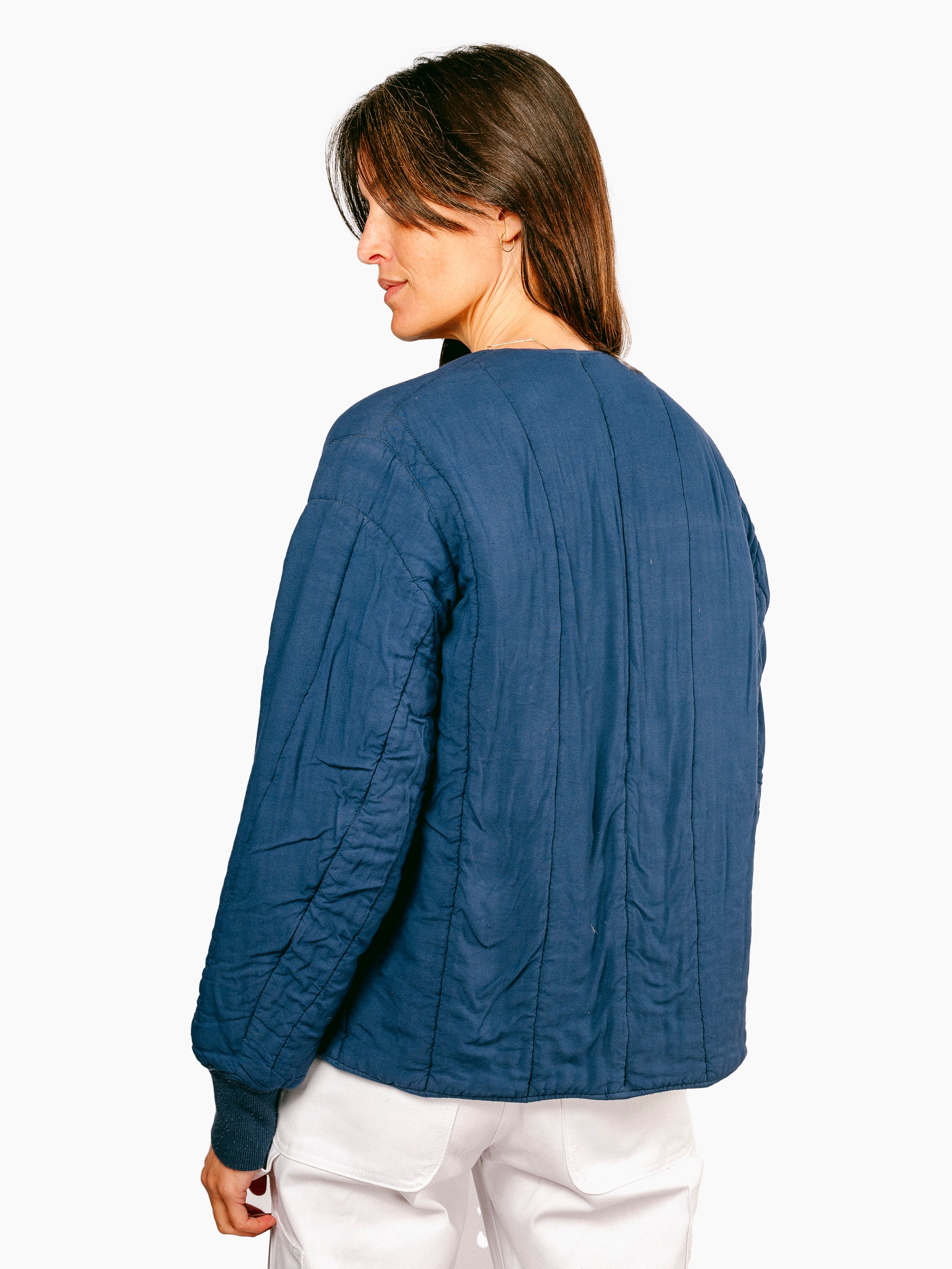 Vintage Workwear Blue Quilt Jacket